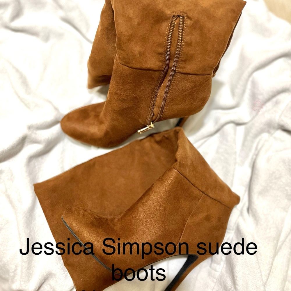 Jessica Simpson Brown Suede Boots